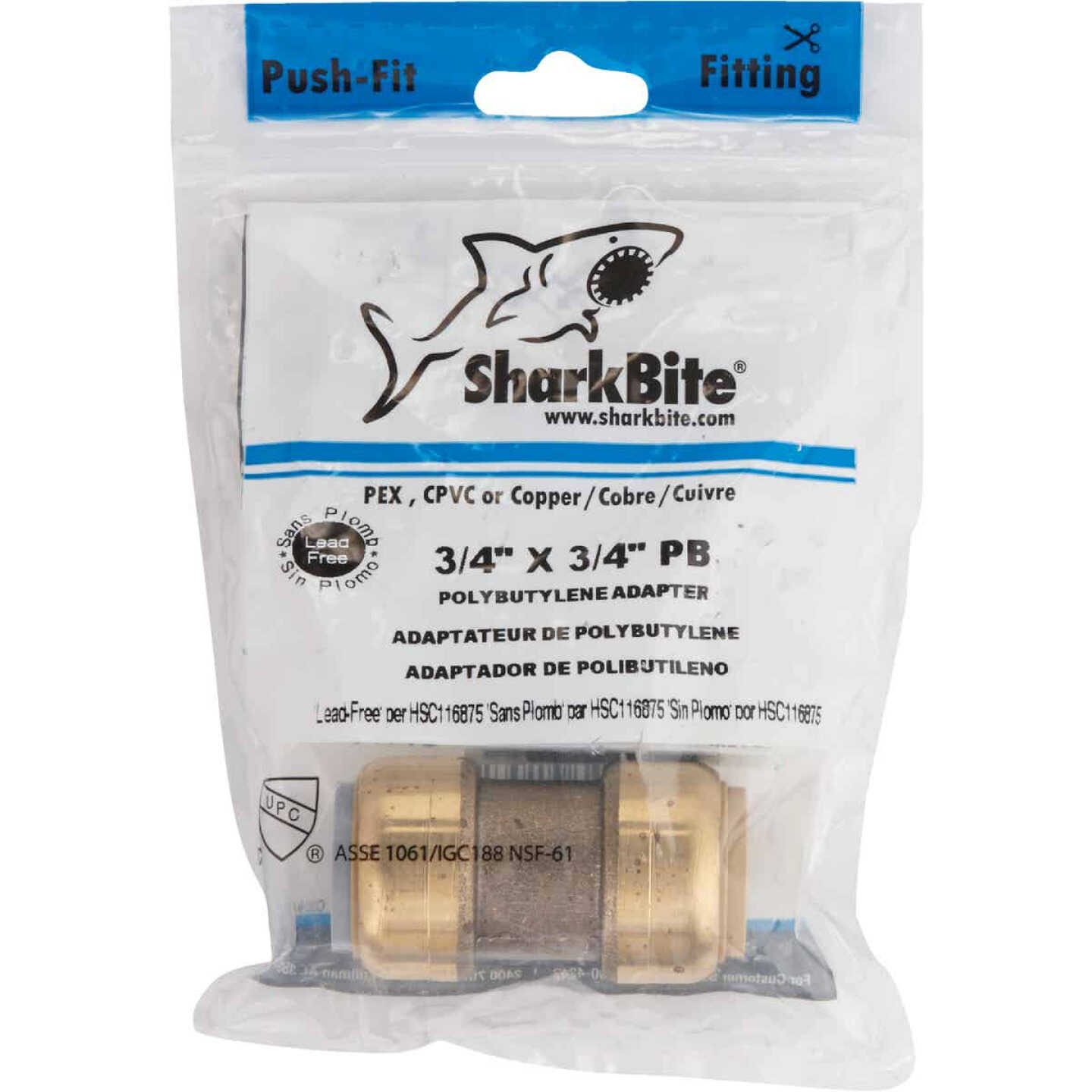 New โ SharkBite 3/4 In. X 3/4 In. Push-to-Connect Polybutylene Conversion Coupling ๐ 2 New โ SharkBite 3/4 In. X 3/4 In. Push-to-Connect Polybutylene Conversion Coupling ๐ - Image 2