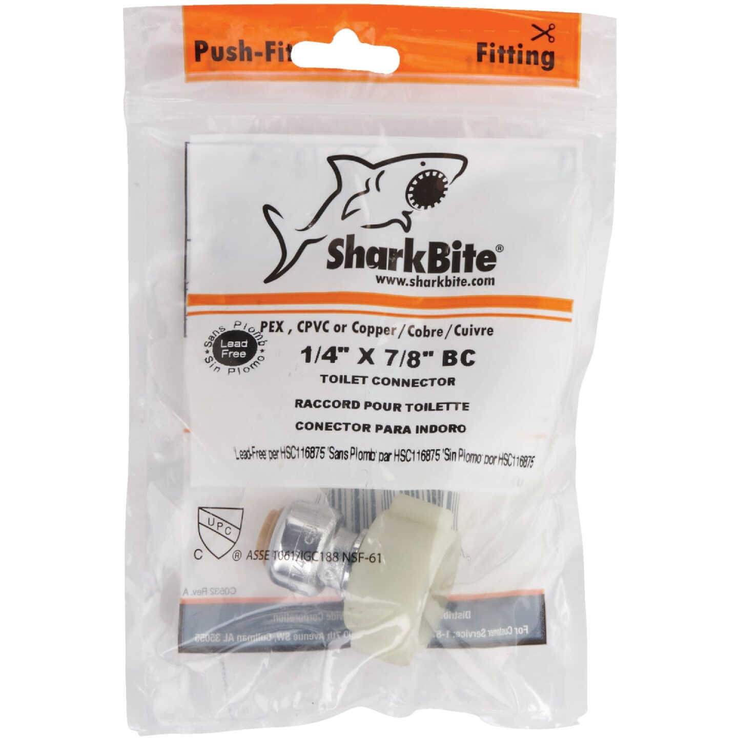 Discount ๐ SharkBite 1/4 In. X 7/8 In. Push-to-Connect Ballcock Toilet Adapter ๐ 2 Discount ๐ SharkBite 1/4 In. X 7/8 In. Push-to-Connect Ballcock Toilet Adapter ๐ - Image 2