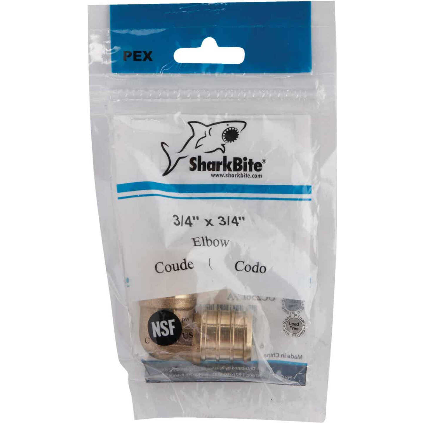 Wholesale 🥰 SharkBite 3/4 In. X 3/4 In. Barb 90 Deg. Brass PEX Elbow (1/4 Bend) 🔔 2 Wholesale 🥰 SharkBite 3/4 In. X 3/4 In. Barb 90 Deg. Brass PEX Elbow (1/4 Bend) 🔔 - Image 2