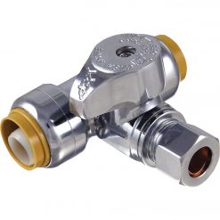 Cheap ❤️ SharkBite 1/2 In. X 1/2 In. X 3/8 In. Push-to-Connect Stop Tee 🎁
