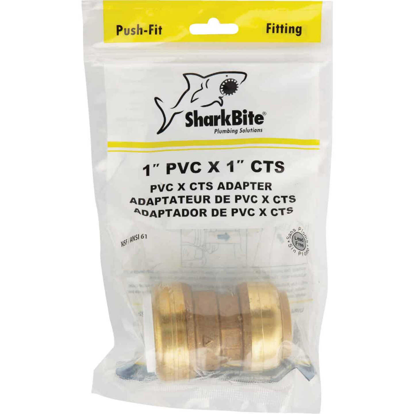 Cheapest ๐คฉ SharkBite 1 In. CTS X PVC Brass Push-to-Connect Coupling ๐งจ 2 Cheapest ๐คฉ SharkBite 1 In. CTS X PVC Brass Push-to-Connect Coupling ๐งจ - Image 2