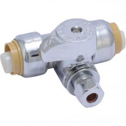 Outlet 😍 SharkBite 1/2 In. X 1/2 In. X 1/4 In. Push-to-Connect Stop Tee 😀