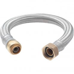 Budget 😍 SharkBite 1/2 In. X 3/4 In. FIP X 24 In. L Braided Flexible Water Heater Connector 🎉