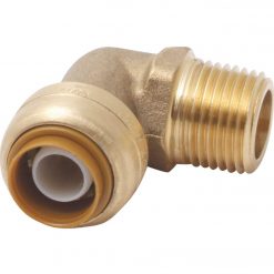 Flash Sale 😍 Sharkbite 3/4 In. X 3/4 In. 90-Deg Push-to-Connect MNPT Brass Elbow (1/4 Bend) 😉