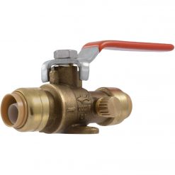 Cheapest 🤩 SharkBite 1/2 In. Brass Push-Fit Ball Valve With Drain & Mounting Tab 😀