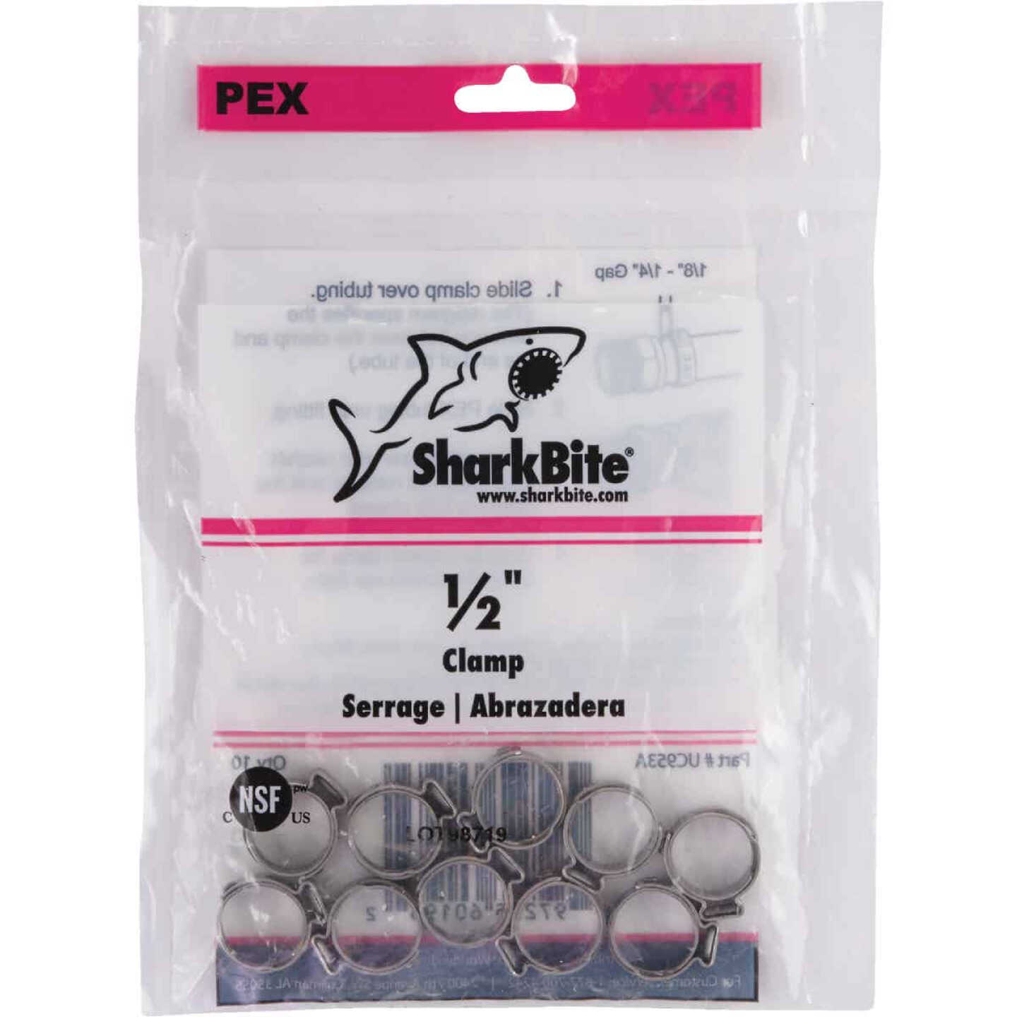 Best deal 🤩 SharkBite 1/2 In. Stainless Steel PEX Cinch Clamps 🌟 2 Best deal 🤩 SharkBite 1/2 In. Stainless Steel PEX Cinch Clamps 🌟 - Image 2