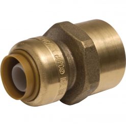Outlet 👏 SharkBite 3/8 In. (1/2 In. OD) X 1/2 In. FNPT Reducing Brass Push-to-Connect Female Adapter 🎉