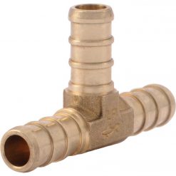 Cheap 🔔 SharkBite 3/8 In. X 3/8 In. X 3/8 In. Barb Brass PEX Tee ⌛