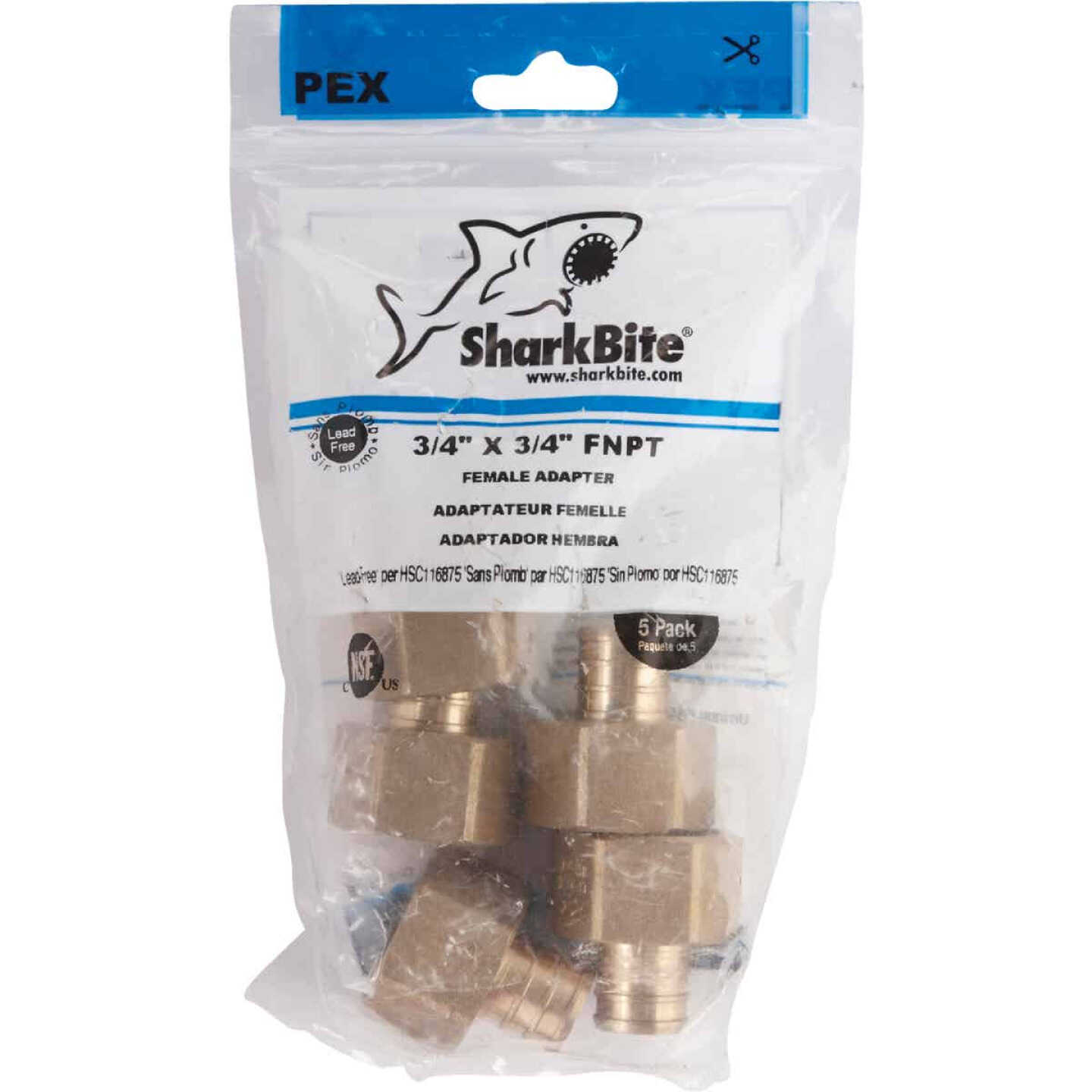 Flash Sale ๐ SharkBite 3/4 In. Barb X 3/4 In. FIP Brass PEX Adapter ๐งจ 2 Flash Sale ๐ SharkBite 3/4 In. Barb X 3/4 In. FIP Brass PEX Adapter ๐งจ - Image 2