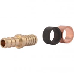 Hot Sale ❤️ SharkBite Crimp Transition Low Lead 3/8 In. Polybutylene, Brass PEX Coupling 💯