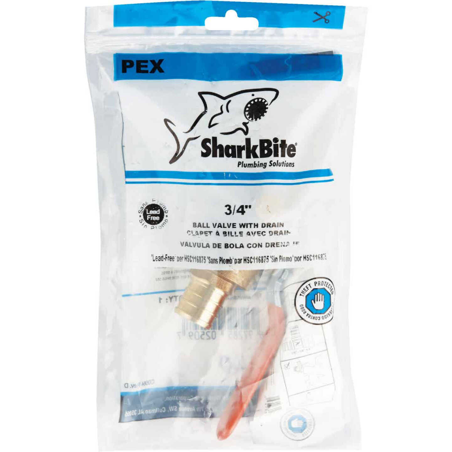 Promo 🔔 SharkBite 3/4 In. Brass Barb Ball Valve With Drain ✔️ 2 Promo 🔔 SharkBite 3/4 In. Brass Barb Ball Valve With Drain ✔️ - Image 2