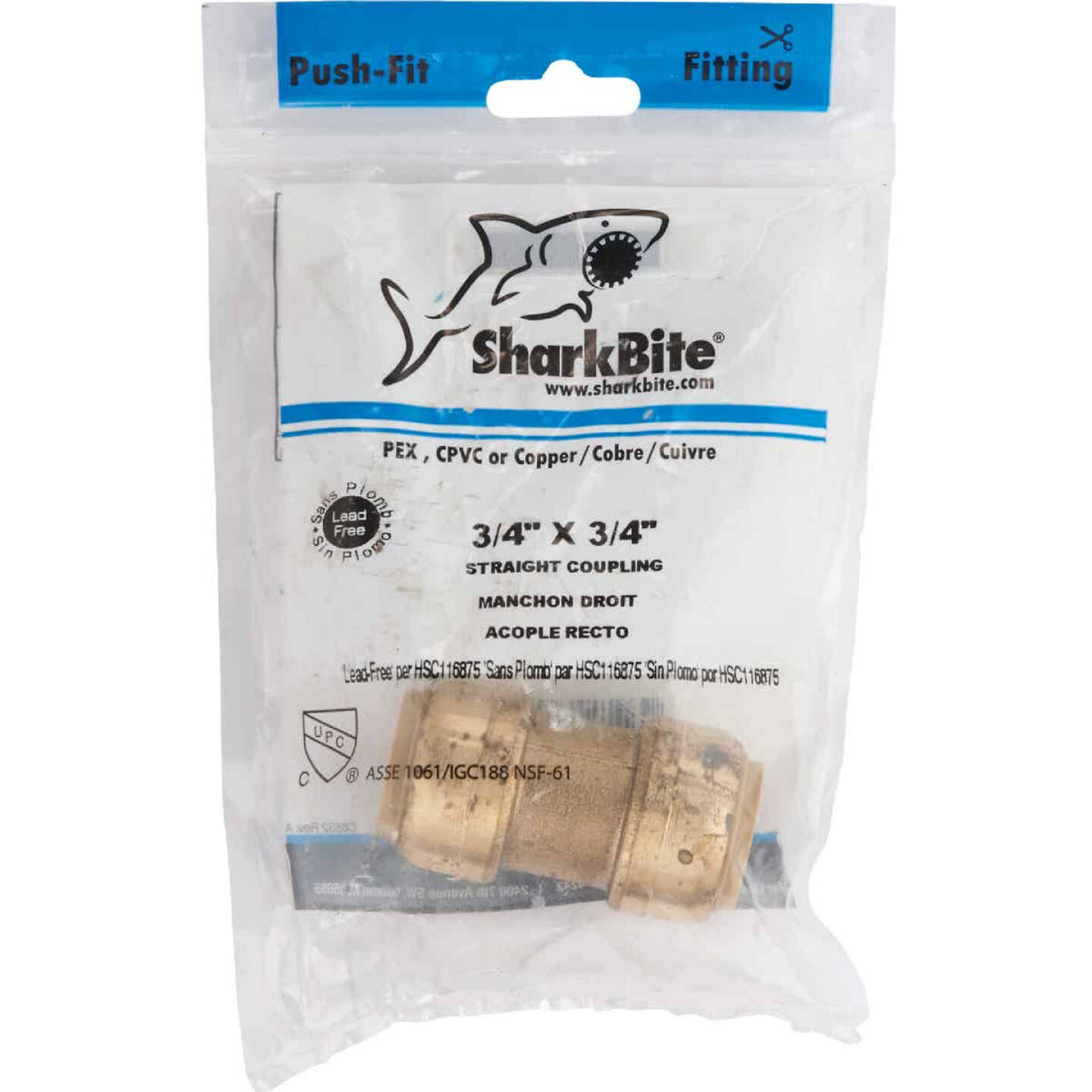 Coupon ⭐ SharkBite 3/4 In. Push-to-Connect Straight Brass Coupling 😍 2 Coupon ⭐ SharkBite 3/4 In. Push-to-Connect Straight Brass Coupling 😍 - Image 2