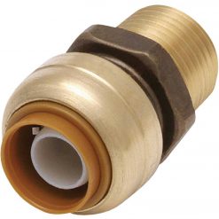 Flash Sale ⌛ SharkBite 1/2 In. X 1/2 In. MNPT Straight Brass Push-to-Connect Male Adapter ⭐