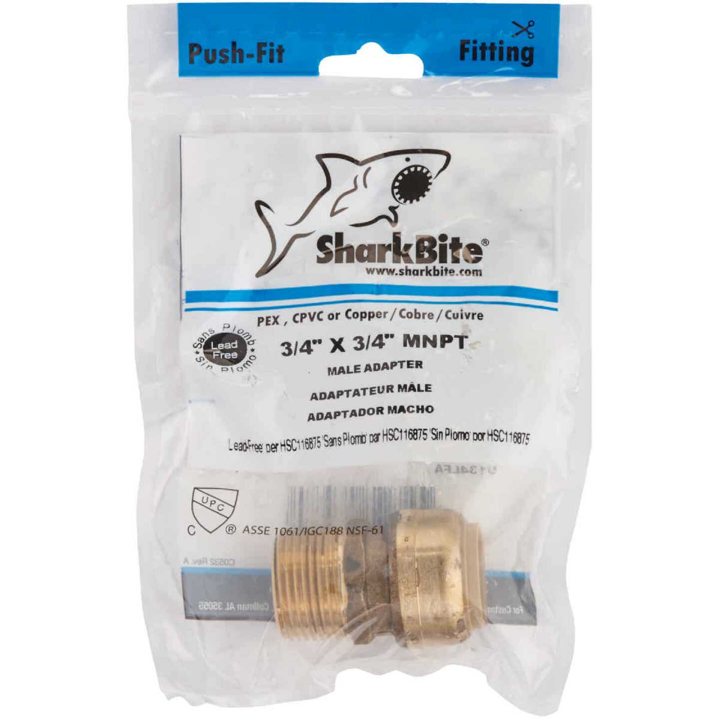 Wholesale ๐ SharkBite 3/4 In. X 3/4 In. MNPT Straight Brass Push-to-Connect Male Adapter ๐ 2 Wholesale ๐ SharkBite 3/4 In. X 3/4 In. MNPT Straight Brass Push-to-Connect Male Adapter ๐ - Image 2