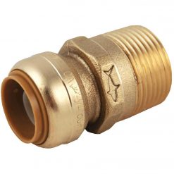 Flash Sale ๐งจ SharkBite 1 In. X 3/4 In. MNPT Reducing Brass Push-to-Connect Male Adapter โ๏ธ
