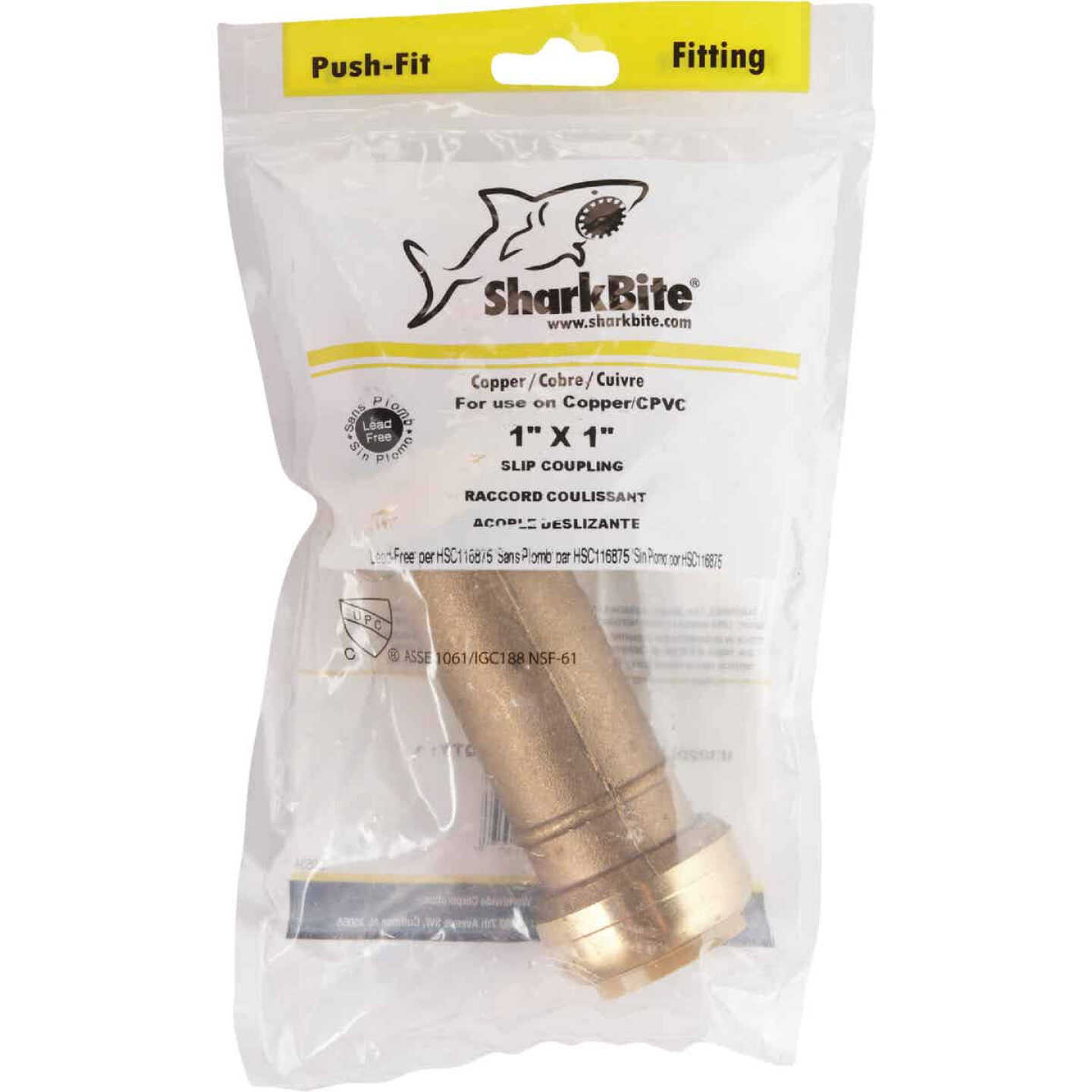 New ๐คฉ SharkBite 1 In. Push-to-Connect Brass Repair Coupling ๐ 2 New ๐คฉ SharkBite 1 In. Push-to-Connect Brass Repair Coupling ๐ - Image 2