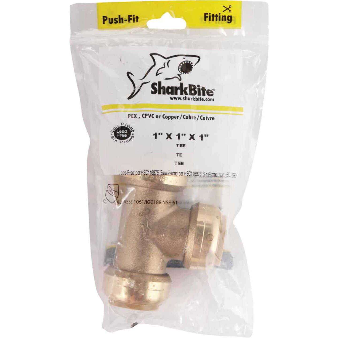 Budget 🤩 SharkBite 1 In. X 1 In. X 1 In. Brass Push-to-Connect Tee 🌟 2 Budget 🤩 SharkBite 1 In. X 1 In. X 1 In. Brass Push-to-Connect Tee 🌟 - Image 2
