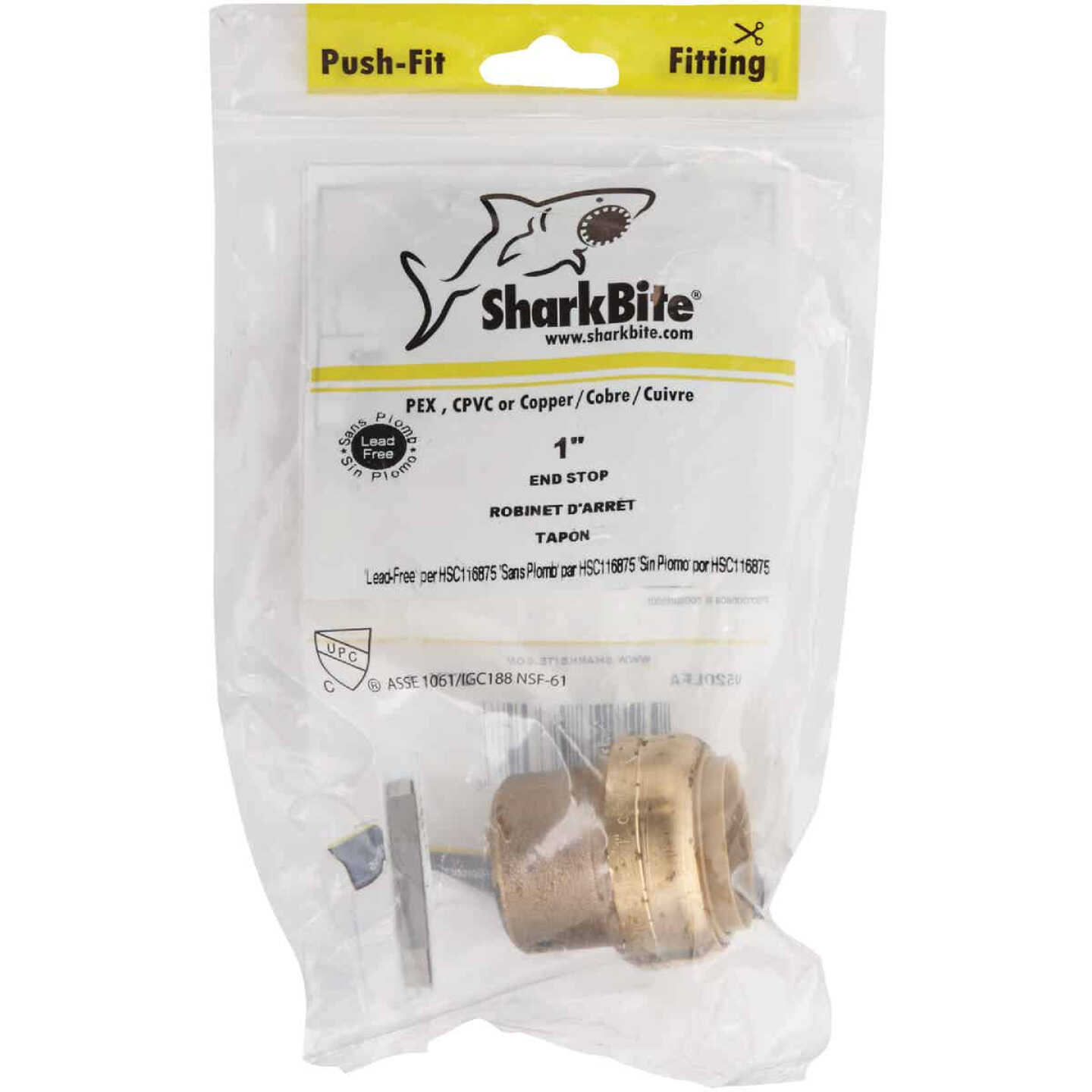Promo 👏 SharkBite 1 In. Push-to-Connect Brass End Push Cap ⌛ 2 Promo 👏 SharkBite 1 In. Push-to-Connect Brass End Push Cap ⌛ - Image 2