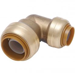 Brand new ๐ SharkBite 3/4 In. X 1/2 In. Push-to-Connect Reducing Brass Elbow (1/4 Bend) โ๏ธ