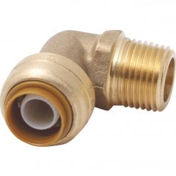 Deals ๐ฅ SharkBite 1/2 In. X 1/2 In. Push-to-Connect MNPT Brass Elbow (1/4 Bend) ๐