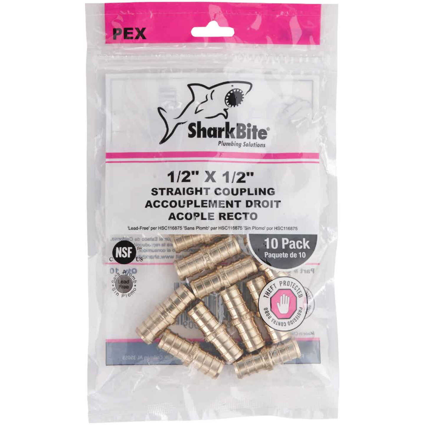 Best reviews of 🤩 SharkBite Lead-Free Insert 1/2 In. Barb X 1/2 In. Barb Brass PEX Coupling (10-Pack) 🛒 2 Best reviews of 🤩 SharkBite Lead-Free Insert 1/2 In. Barb X 1/2 In. Barb Brass PEX Coupling (10-Pack) 🛒 - Image 2