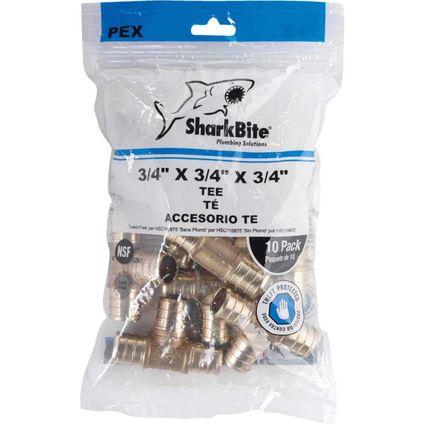Deals ๐ SharkBite 3/4 In. X 3/4 In. X 3/4 In. Barb Brass PEX Tee (10-Pack) โค๏ธ 2 Deals ๐ SharkBite 3/4 In. X 3/4 In. X 3/4 In. Barb Brass PEX Tee (10-Pack) โค๏ธ - Image 2
