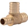 Outlet 😀 SharkBite 3/4 In. X 1/2 In. X 3/4 In. Barb Reducing Brass PEX Tee ⌛