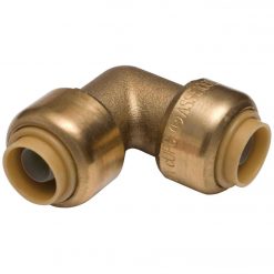 Discount 🛒 SharkBite 3/8 In. (1/2 In. OD) X 3/8 In. (1/2 In. OD) 90 Deg. Push-to-Connect Brass Elbow (1/4 Bend) 🛒