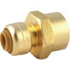 Promo ✨ SharkBite 1/4 In. (3/8 In. OD) X 1/2 In. FNPT Reducing Brass Push-to-Connect Female Adapter 👏