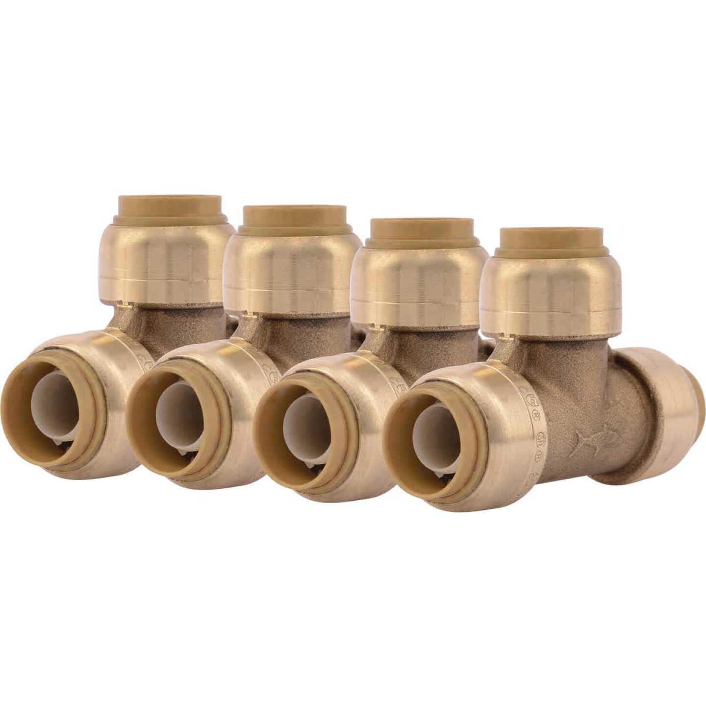 Flash Sale 😍 SharkBite 1/2 In. X 1/2 In. X 1/2 In. Brass Push-to-Connect Tee (4-Pack) 🎁 1 Flash Sale 😍 SharkBite 1/2 In. X 1/2 In. X 1/2 In. Brass Push-to-Connect Tee (4-Pack) 🎁