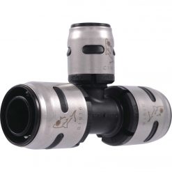 New 😍 SharkBite EvoPex 3/4 In. X 3/4 In. X 1/2 In. Reducing Push-to-Connect Plastic Tee ✔️