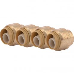 Cheapest 😉 SharkBite 1/2 In. Push-to-Connect Brass End Push Cap (4-Pack) 💯