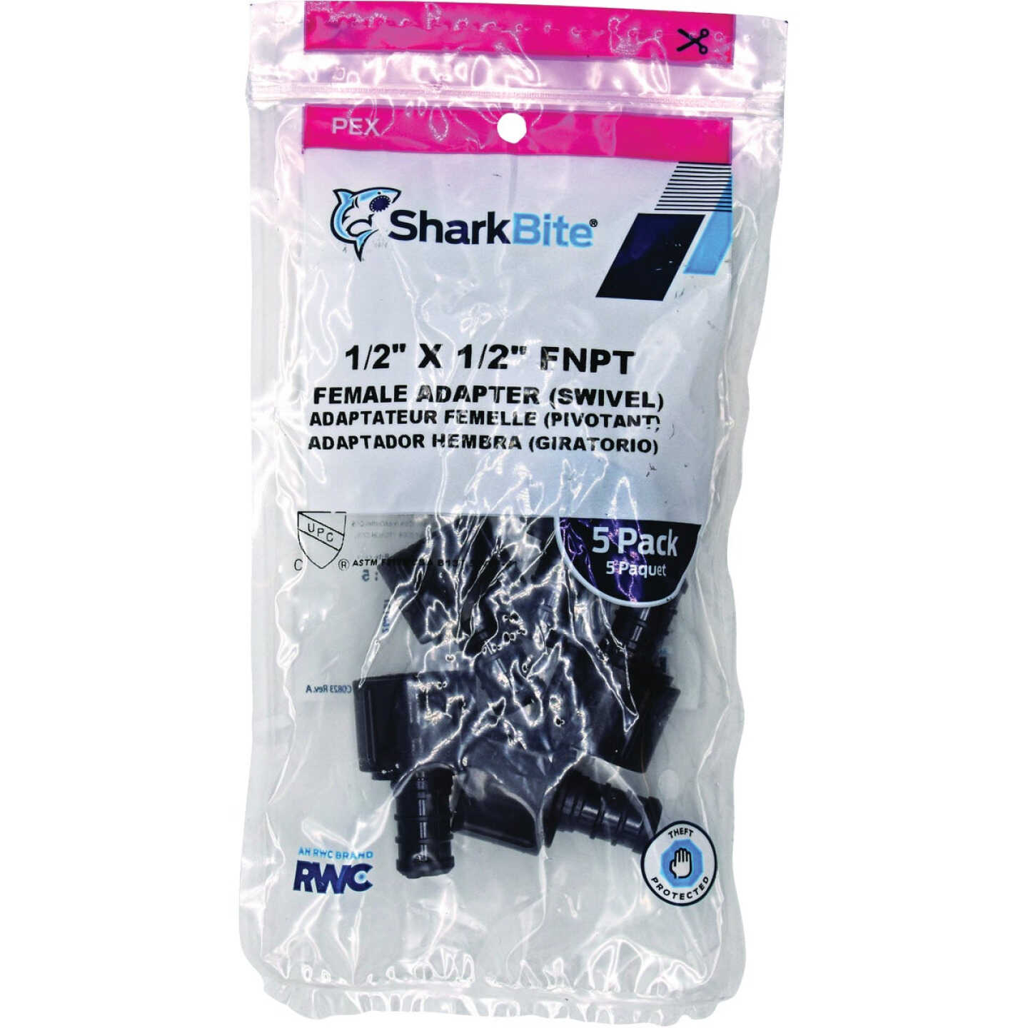 Top 10 ๐งจ SharkBite 1/2 In. Barb X 1/2 In. FPT Swivel Poly-Alloy PEX Adapter (5-Pack) ๐ 2 Top 10 ๐งจ SharkBite 1/2 In. Barb X 1/2 In. FPT Swivel Poly-Alloy PEX Adapter (5-Pack) ๐ - Image 2