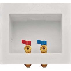 Best deal ❤️ SharkBite 1/2 In. Push-to-Connect X 3/4 In. MHT White Washing Machine Outlet Box ⌛