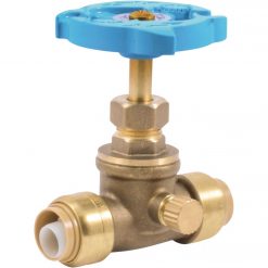 Buy 👍 Sharkbite 1/2 In. SB X 1/2 In. SB Brass Push-to-Connect Gate Valve 🥰